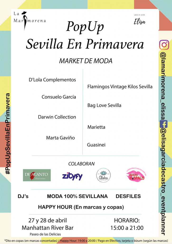 «Sevilla En Primavera» el PopUp Store compuesto por 8 marcas 100% sevillanas