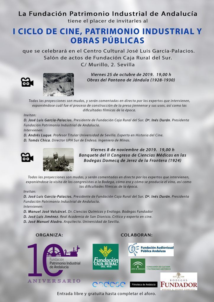 I Ciclo de Cine, Patrimonio Industrial y Obras públicas
