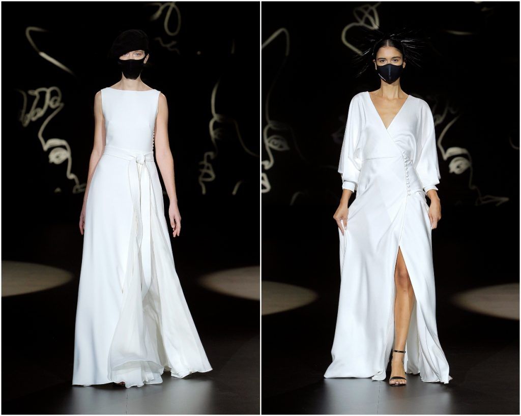 Novias con mascarilla ¿El futuro de la moda nupcial? Novias con mascarilla ¿El futuro de la moda nupcial? - Gastronomía y Moda