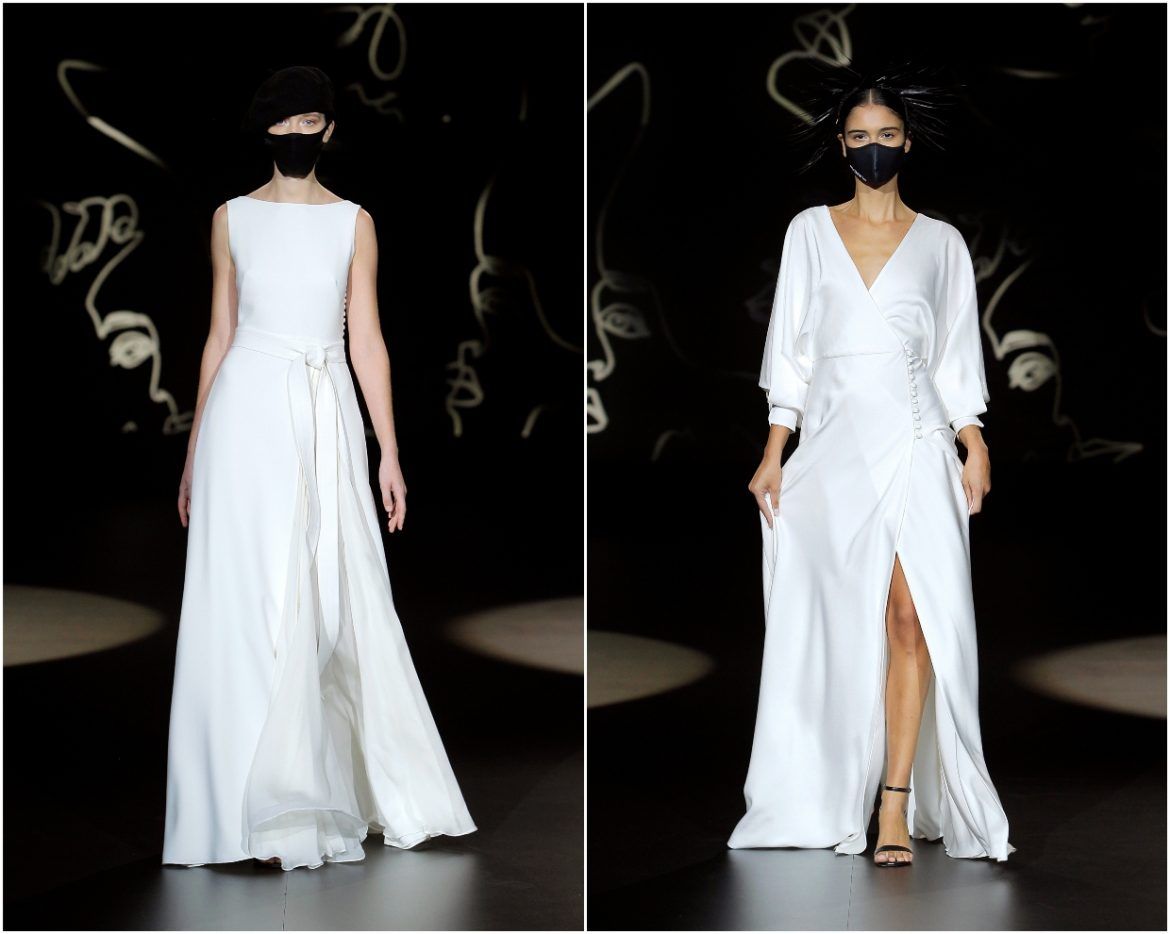 Novias con mascarilla ¿El futuro de la moda nupcial? - Gastronomía y Moda