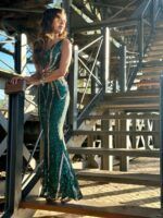 María José García Martínez, "puro amor" y espectacular con un vestido de ArteNovia de Sara Merino - Gastronomía y Moda