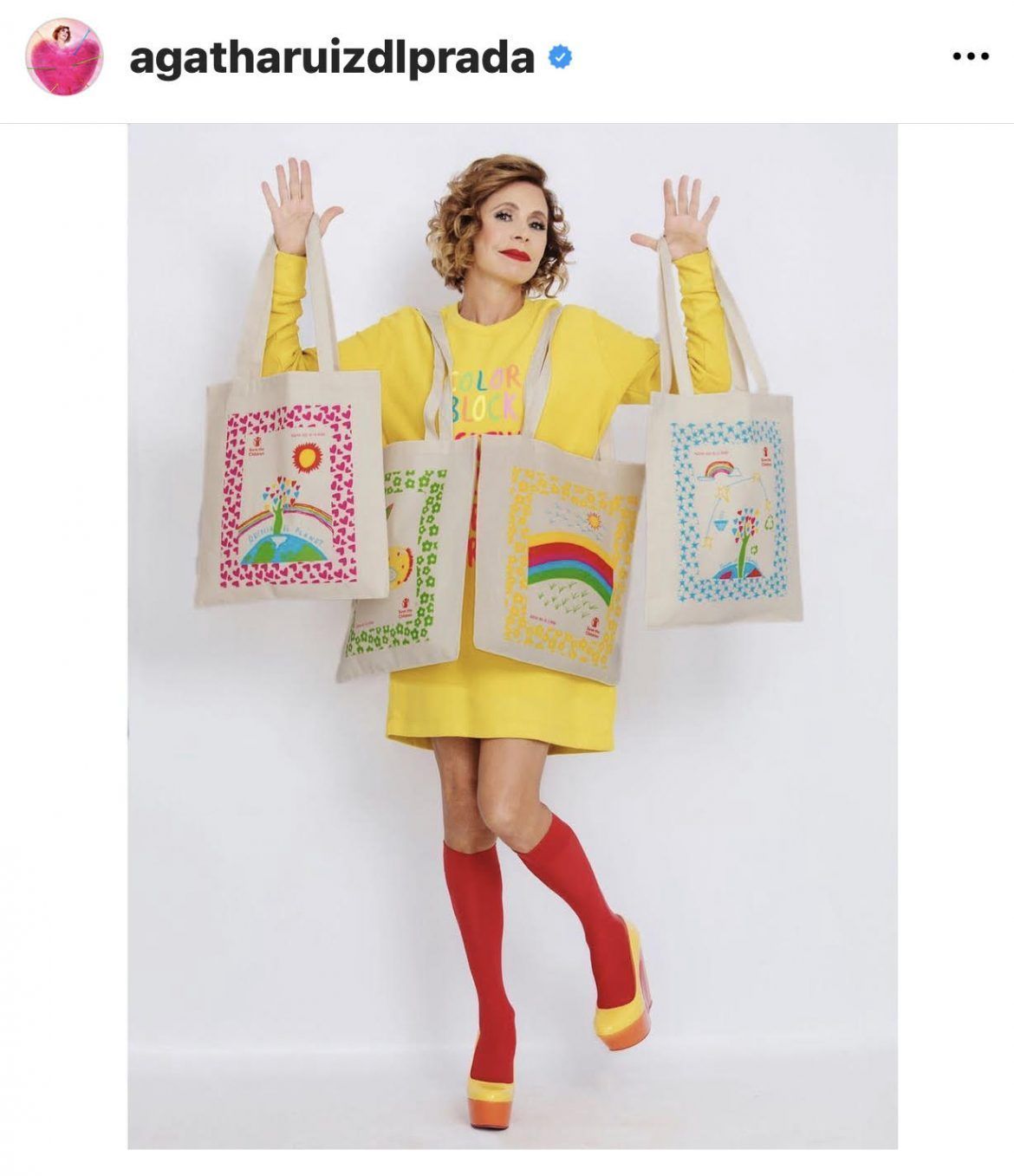 Lidl y Agatha Ruiz de la Prada lanzan una colección de bolsas solidarias a favor del programa de alimentación saludable de Save the Children Lidl y Agatha Ruiz de la Prada lanzan una colección de bolsas solidarias a favor del programa de alimentación saludable de Save the Children - Gastronomía y Moda