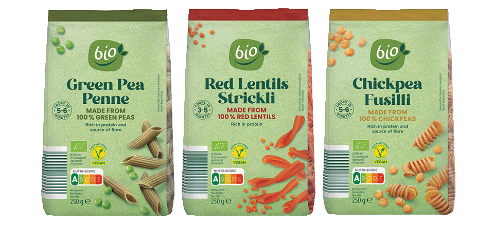 ALDI lanza nuevas pastas ecológicas de legumbres y verduras desde 1,99 euros para una alimentación más saludable - Gastronomía y Moda