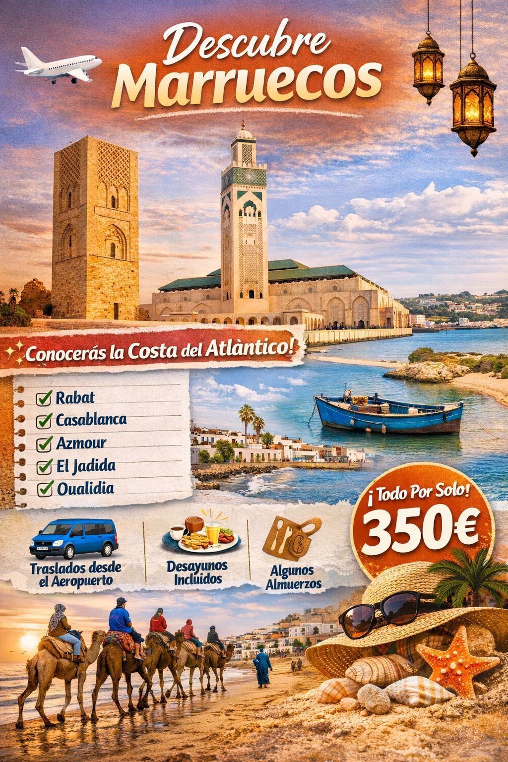 Descubre la Costa Atlántica de Marruecos en una escapada única de 4 días - Gastronomía y Moda
