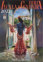 Nuria Barrera anuncia la Feria de Alcalá de Guadaira con una flamenca muy tradicional asomada a un balcón andaluz - Gastronomía y Moda