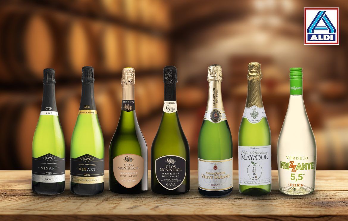 Acompaña tus celebraciones de Navidad con los espumosos de ALDI a partir de 1,49 euros - Gastronomía y Moda