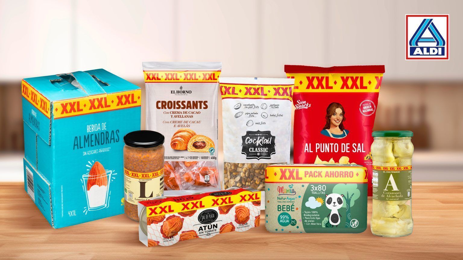 ALDI permite ahorrar hasta el 30% con sus productos XXL - Gastronomía y Moda