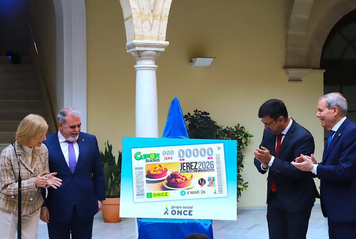Jerez Capital Española de la Gastronomía protagoniza 5,5 millones de cupones de la ONCE para el sorteo del 4 de marzo - Gastronomía y Moda