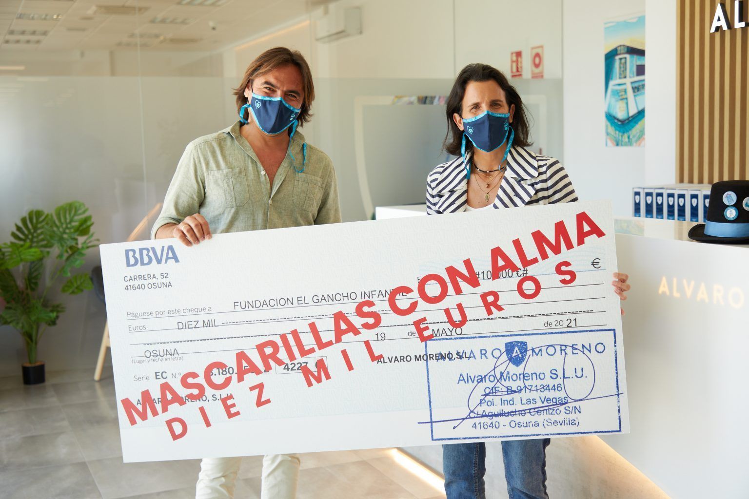 Álvaro Moreno apadrina una de las habitaciones del Reto “Tu Casa Azul” gracias a la venta de las “Mascarillas con Alma” Álvaro Moreno apadrina una de las habitaciones del Reto “Tu Casa Azul” gracias a la venta de las “Mascarillas con Alma” - Gastronomía y Moda