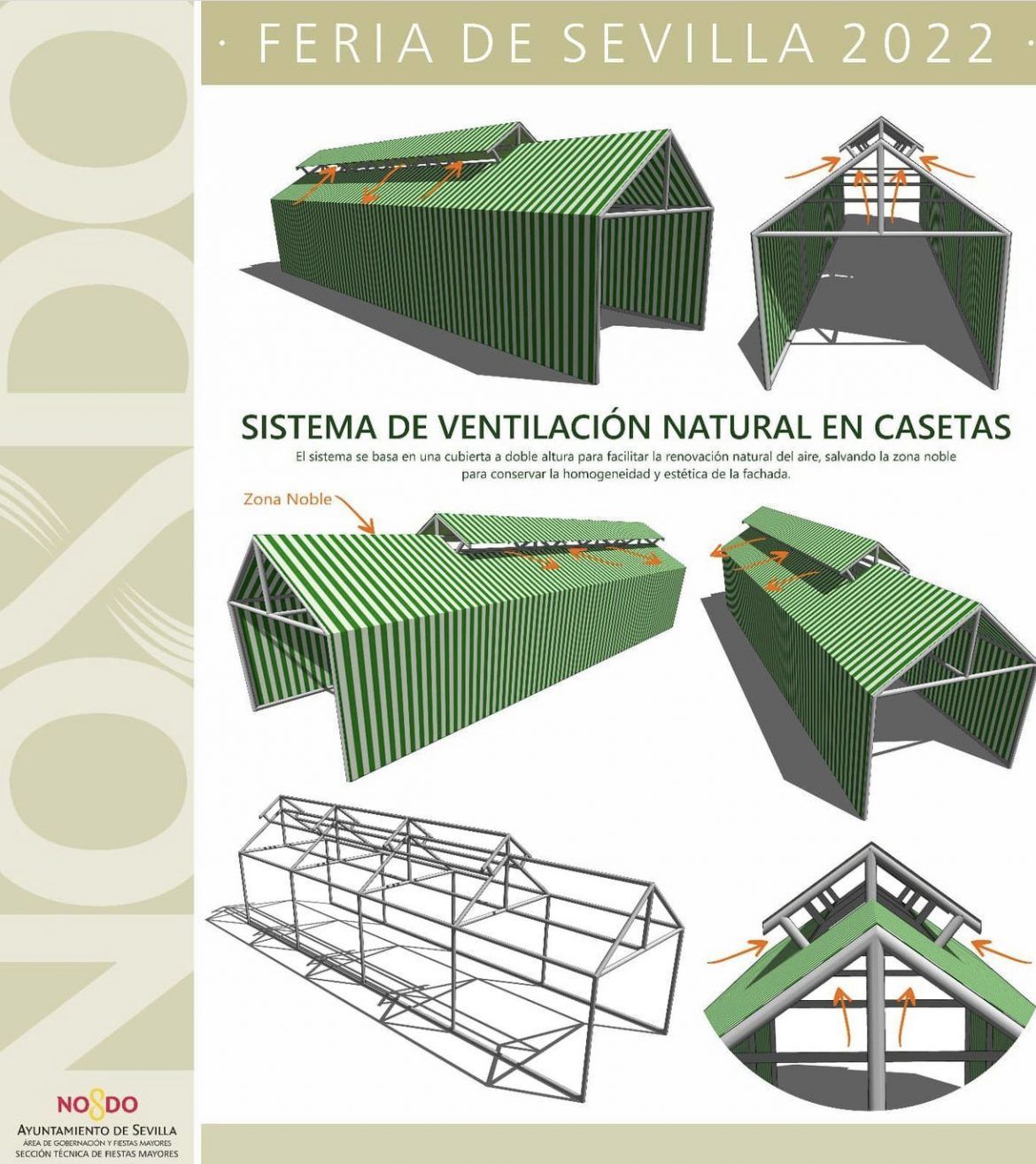 Así será el nuevo sistema de ventilación en las casetas de la Feria de Sevilla para frenar la propagación de la COVID - Gastronomía y Moda