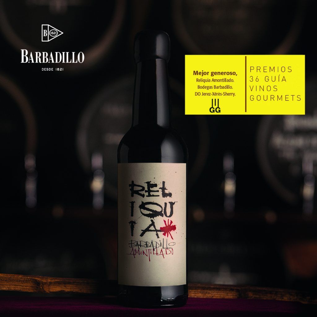 Reliquia Amontillado de Barbadillo recibe el premio al mejor generoso del año - Gastronomía y Moda