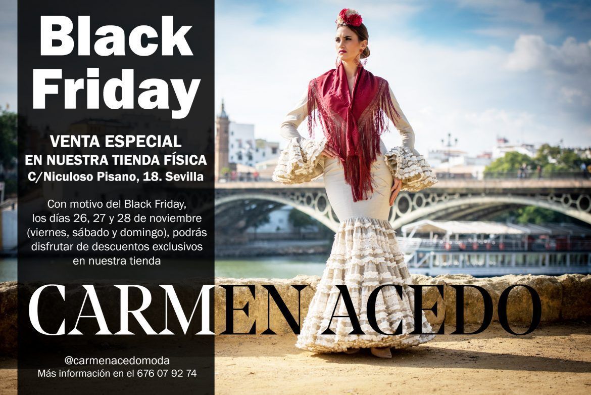 Carmen Acedo celebra el Black Friday con un fin de semana lleno de descuentos exclusivos en su tienda de Sevilla - Gastronomía y Moda