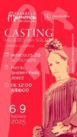 Casting de modelos para la Pasarela Flamenca Tío Pepe Jerez 2025 - Gastronomía y Moda