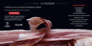 El cerdo ibérico protagoniza el regreso del ciclo gastronómico A 4 Manos en el restaurante Élkar - Gastronomía y Moda
