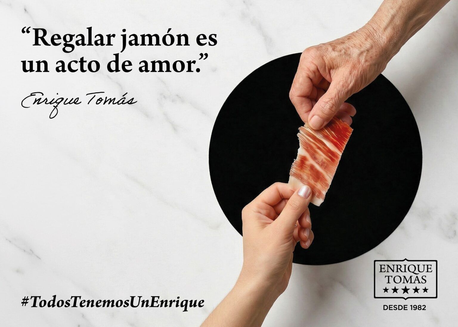 Enrique Tomás convierte el jamón en símbolo de legado para el Día del Padre - Gastronomía y Moda