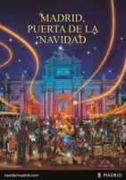 Un viaje a través del tiempo frente a la Puerta de Alcalá protagoniza el cartel navideño 2024 de Madrid - Gastronomía y Moda