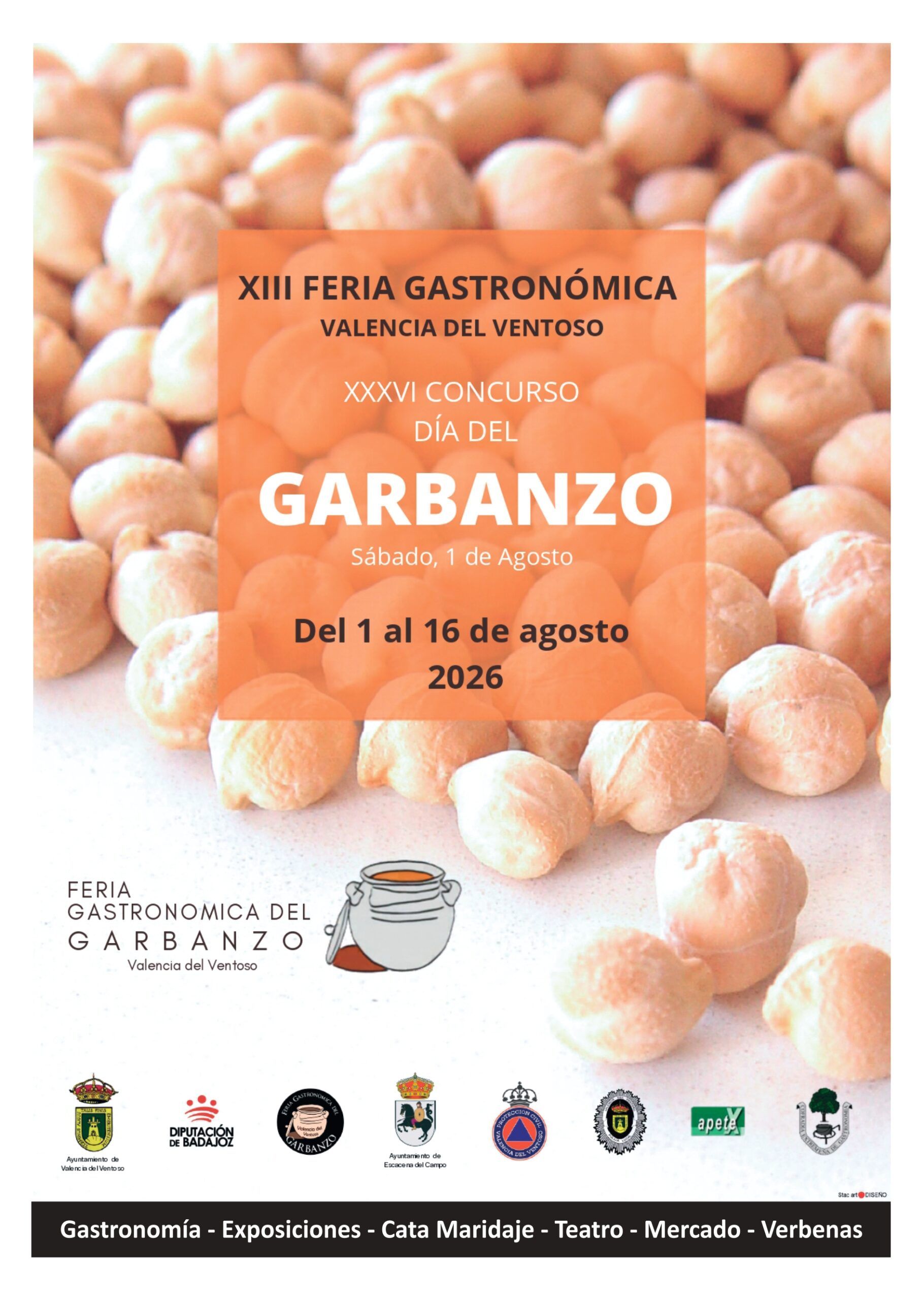 Valencia del Ventoso celebra el Día del Garbanzo 2026 con showcooking, degustaciones y su gran fiesta gastronómica - Gastronomía y Moda