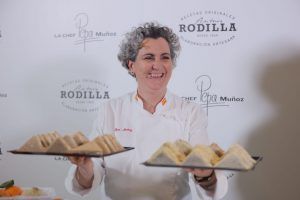 Rodilla y la chef Pepa Muñoz se unen para defender la calidad y el origen de la gastronomía - Gastronomía y Moda