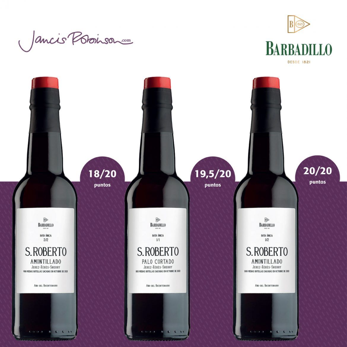 Jancis Robinson otorga su máxima puntuación a joyas enológicas de Barbadillo - Gastronomía y Moda