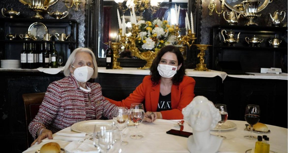 Díaz Ayuso anima a disfrutar de la hostelería con seguridad y respaldarla - Gastronomía y Moda