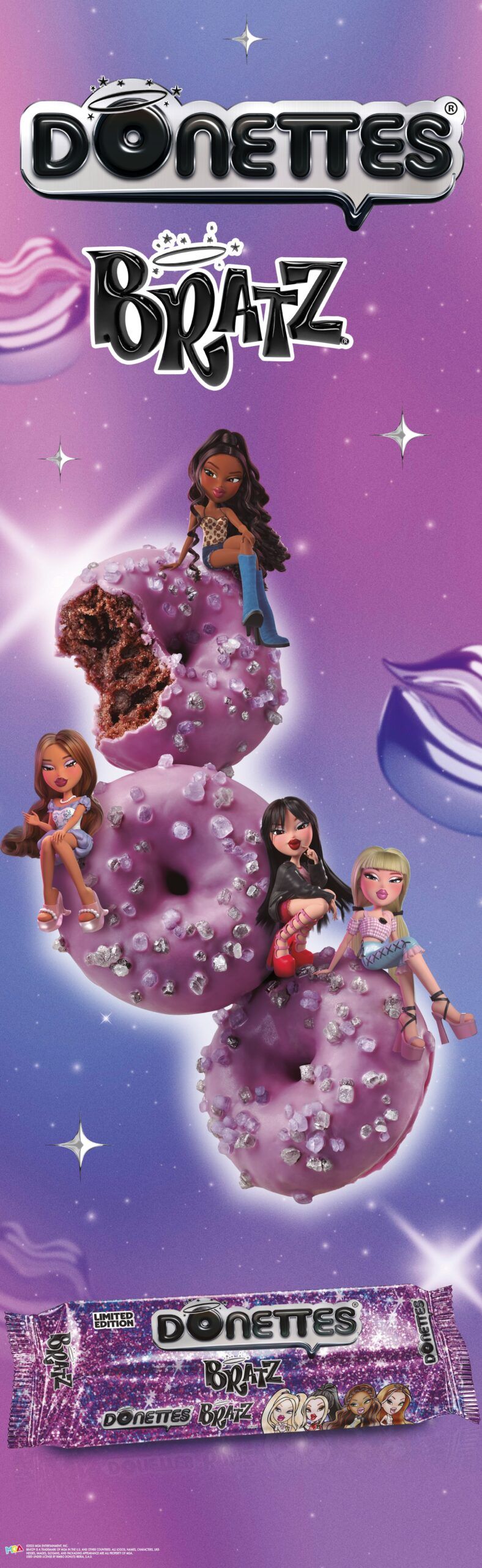 Donettes® y Bratz® lanzan la colaboración más divertida y estilosa de la Navidad - Gastronomía y Moda