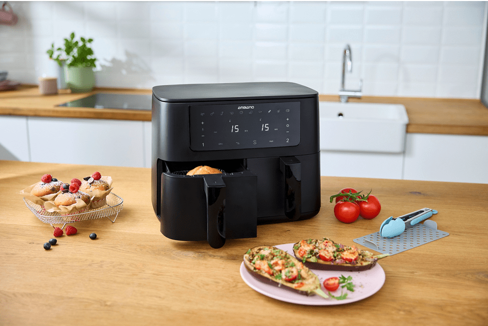 Imprescindibles en tu cocina: el horno de sobremesa y la freidora de aire doble que llegan a ALDI a precios irresistibles Imprescindibles en tu cocina: el horno de sobremesa y la freidora de aire doble que llegan a ALDI a precios irresistibles . Gastronomía y Moda