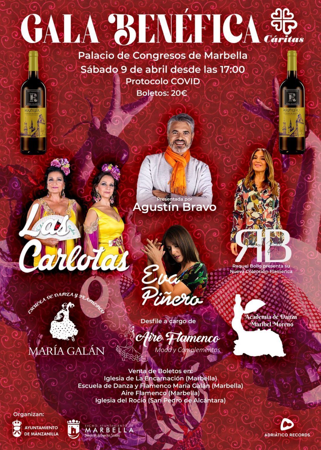 Marbella celebra la Gala Flamenca Solidaria a beneficio de Cáritas - Gastronomía y Moda