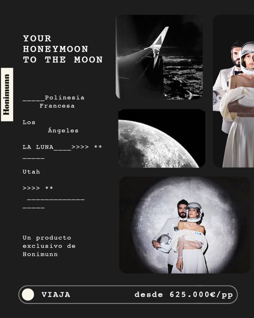 Honimunn lanza la primera luna de miel a la luna - Gastronomía y Moda