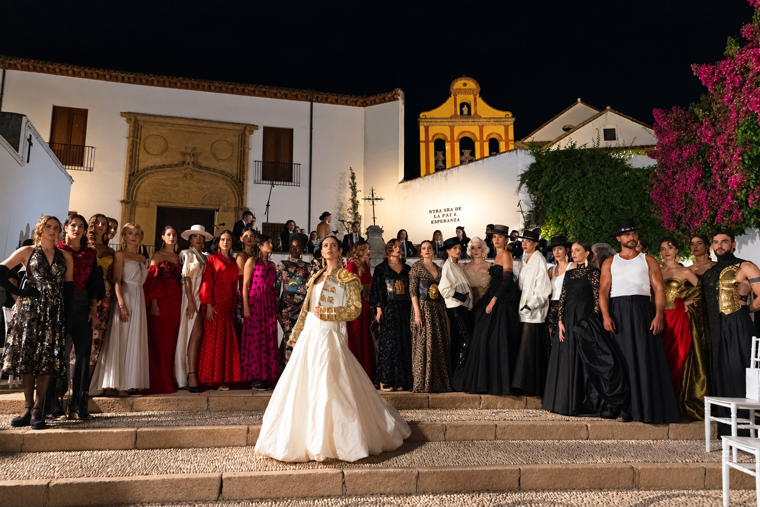 Córdoba Eterna convierte Capuchinos y la Cuesta del Bailío en una pasarela de alta costura ante más de 500 personas - Gastronomía y Moda