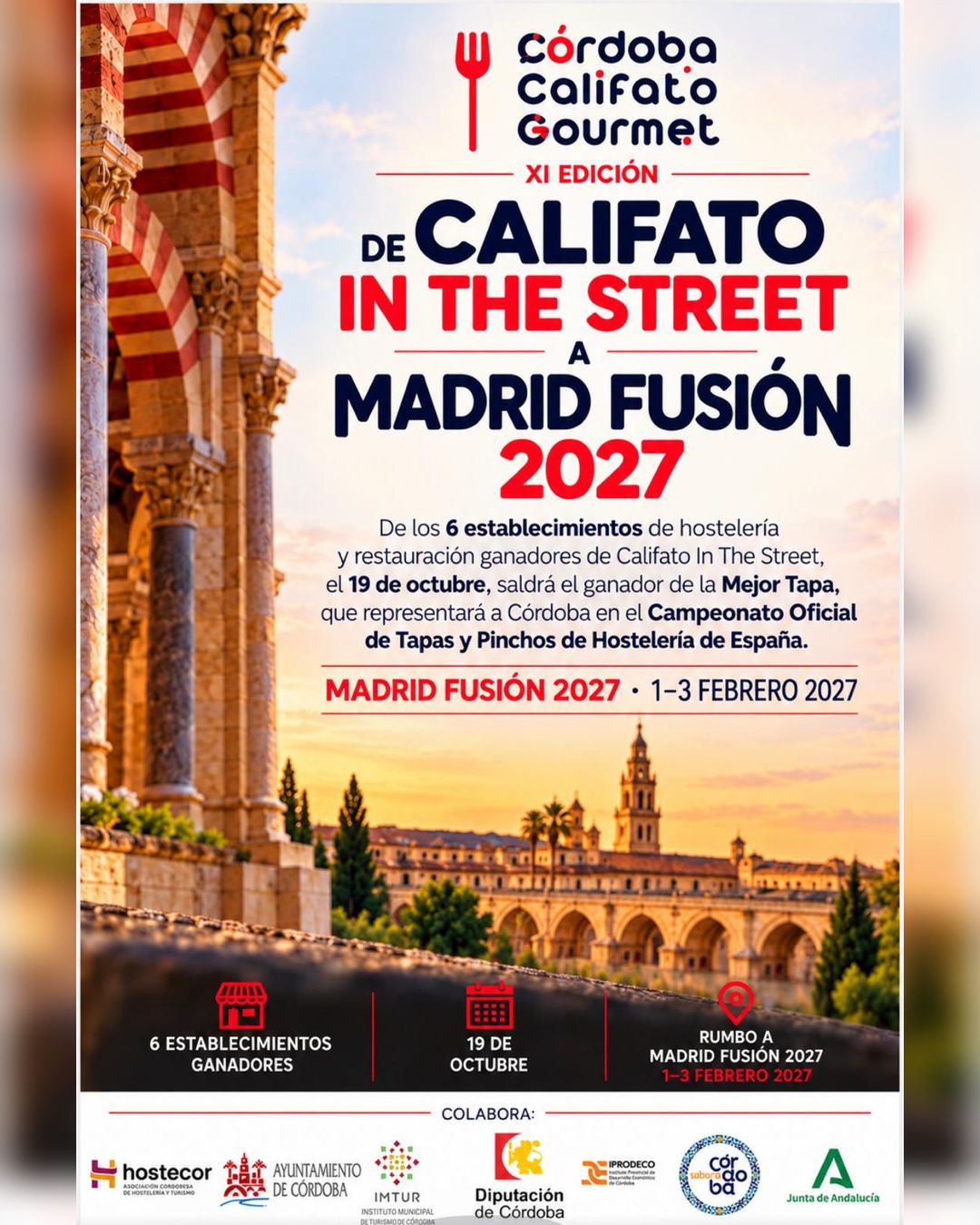 Córdoba Califato Gourmet 2026 reunirá a cerca de 6.000 personas en una edición que celebra el talento, el producto y la excelencia gastronómica - Gastronomía y Moda