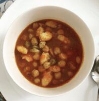 Garbanzos con Langostinos by Matz - Gastronomía y Moda