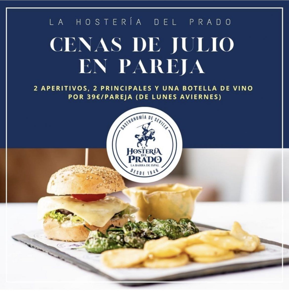 Cenas de julio en pareja en La Hostería del Prado Cenas de julio en pareja en La Hostería del Prado - Gastronomía y Moda