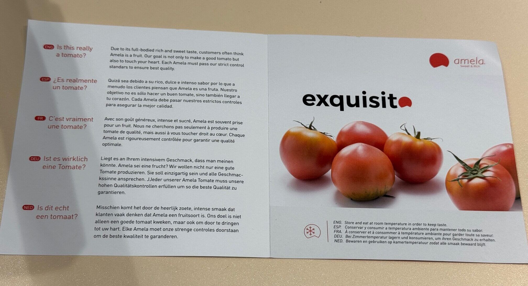 Amela, el tomate que marca un antes y un después en sabor - Gastronomía y Moda