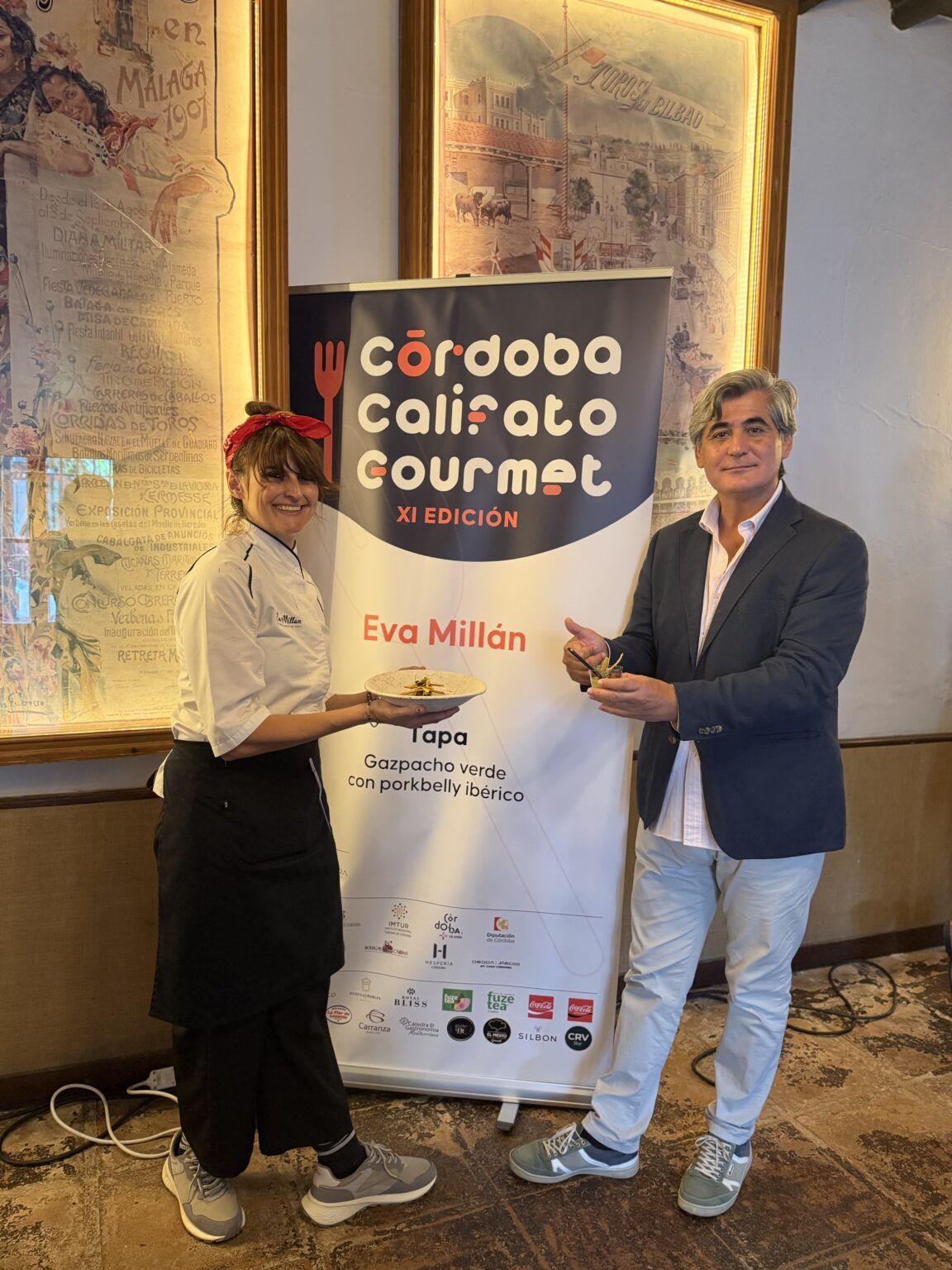Eva Millán sorprende en Córdoba Califato Gourmet 2026 con su gazpacho verde y porkbelly ibérico - Gastronomía y Moda