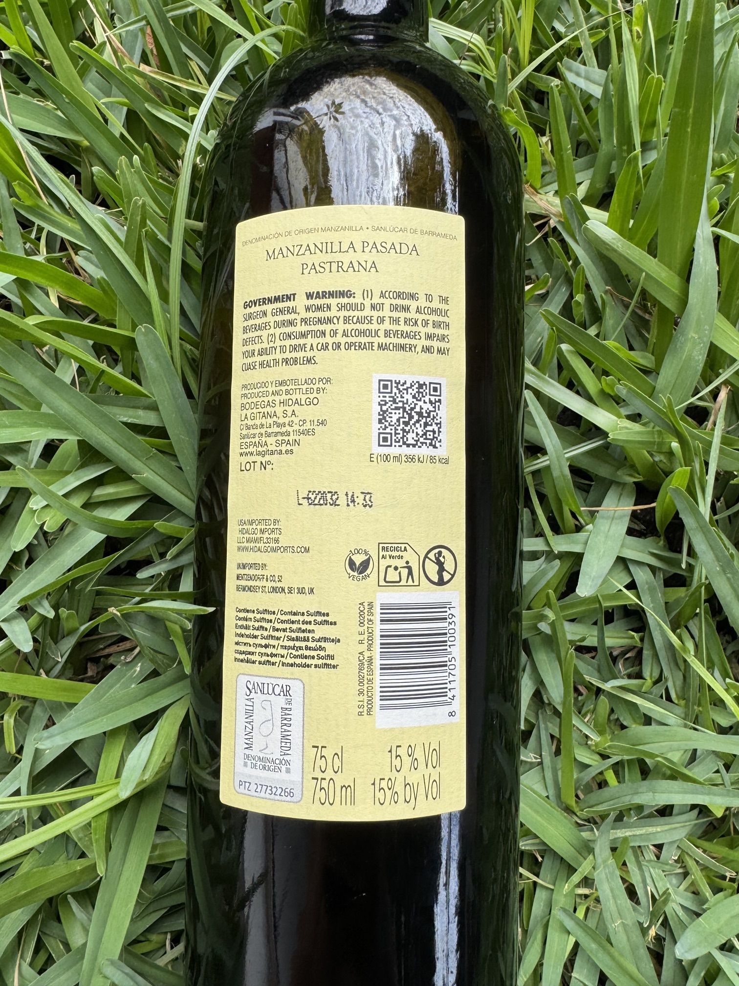 Manzanilla Pasada Pastrana: el vino de Bodegas Hidalgo La Gitana que nace en un viñedo singular de Sanlúcar - Gastronomía y Moda