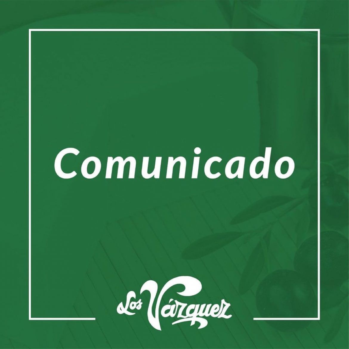 Comunicado de la marca de quesos Los Vázquez Comunicado de la marca de quesos Los Vázquez - Gastronomía y Moda