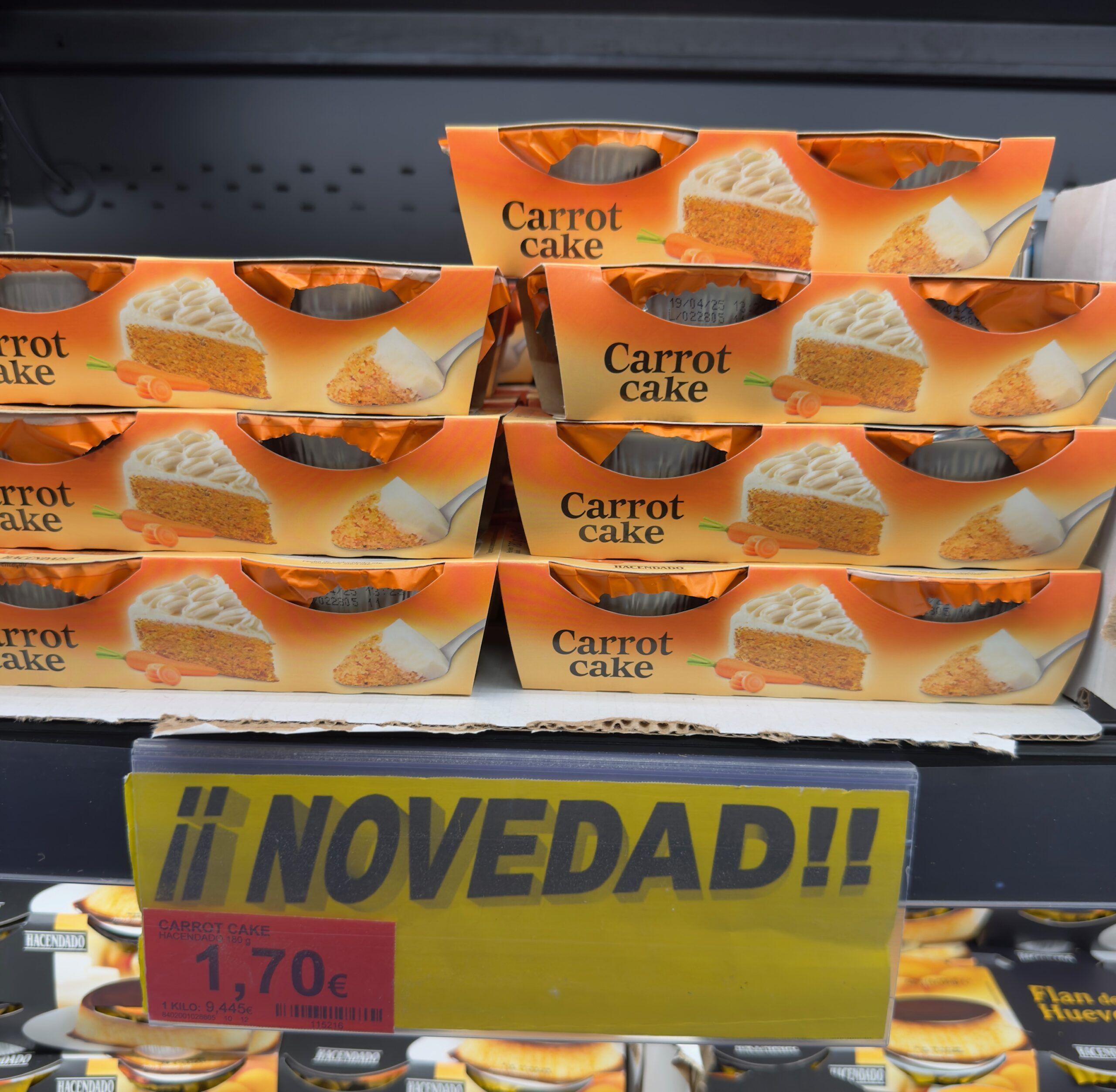 La tarta de zanahoria (carrot cake) de Mercadona, elaborada SOLO con un 8% de "zanahoria confitada" - Gastronomía y Moda