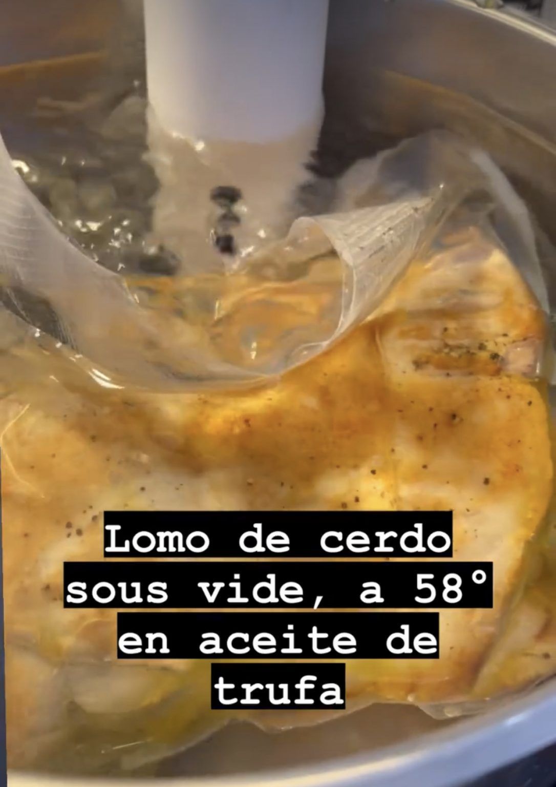 Lomo de cerdo en aceite de trufa by Matz - Gastronomía y Moda