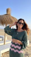 Mónica Sánchez del Monte estrena los días de playa con el vestido de crochet perfecto para llevar los días de verano - Gastronomía y Moda