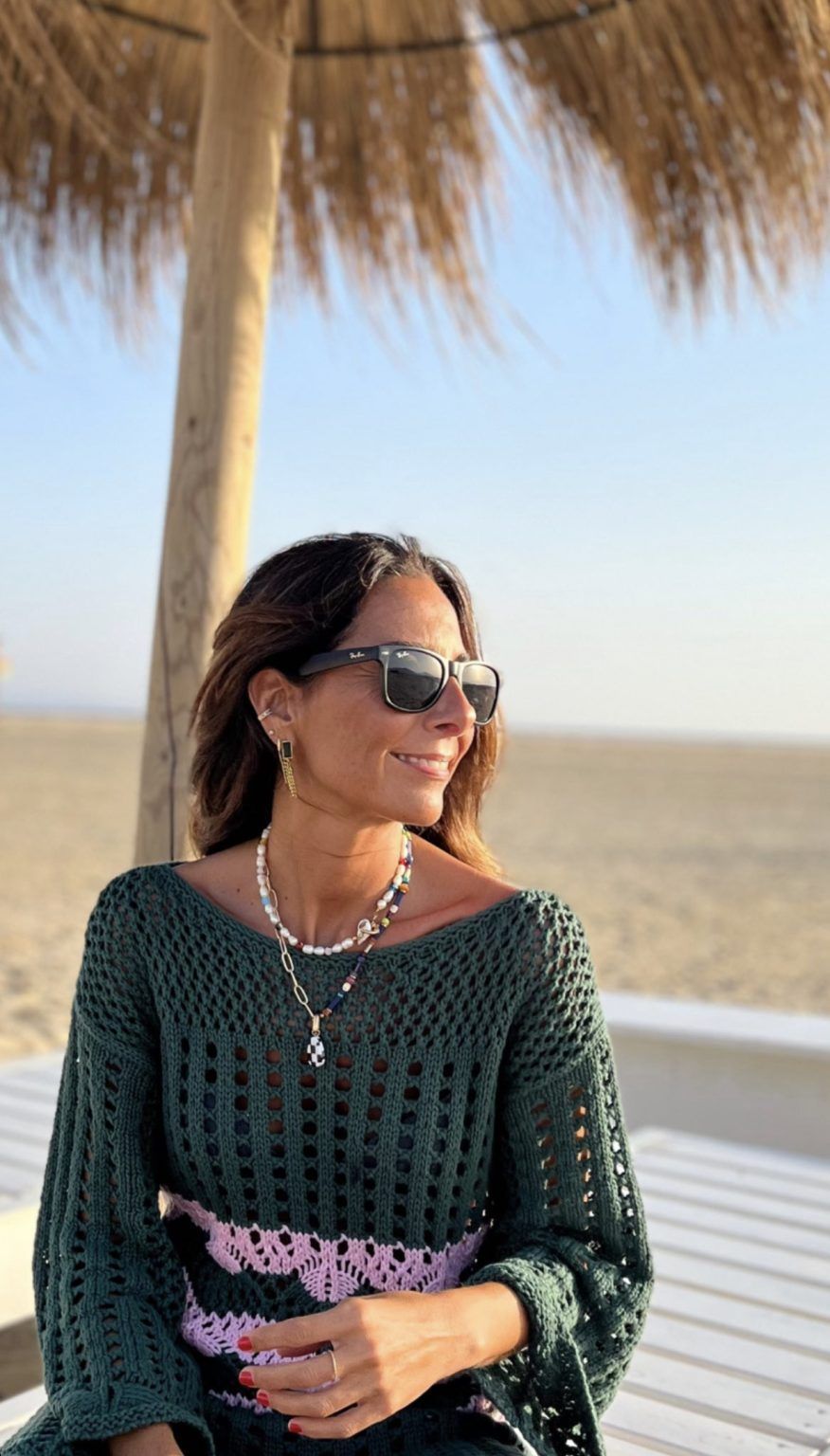 Mónica Sánchez del Monte estrena los días de playa con el vestido de crochet perfecto para llevar los días de verano - Gastronomía y Moda