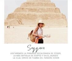 Viaja con Elia a Egipto y deja convertir tus sueños en realidad - Gastronomía y Moda