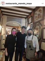 Mikel Erentxun disfruta de la gastronomía en 'Manolo Mayo' - Gastronomía y Moda