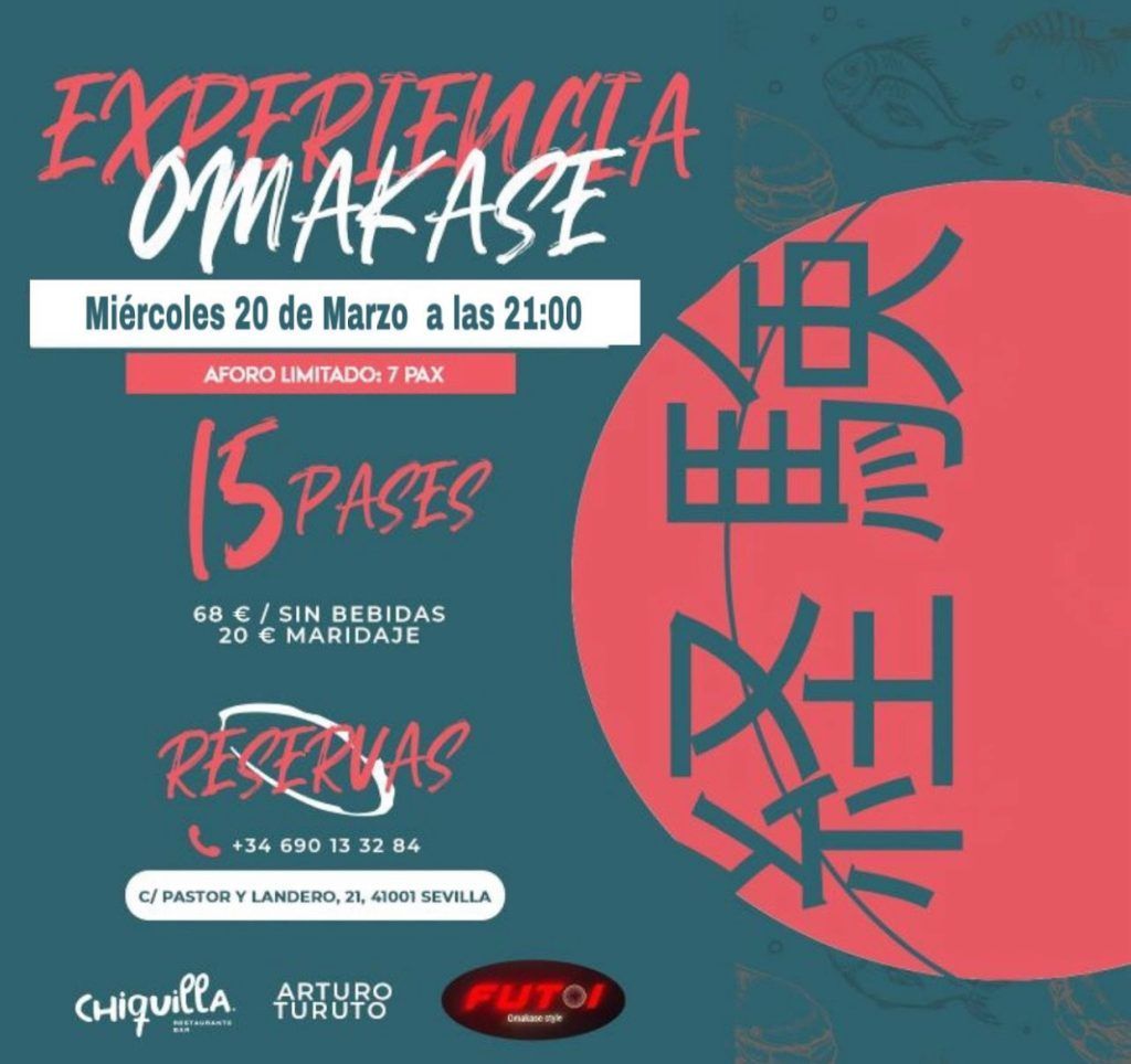 El cocinero Arturo Martín 'Turuto' visita Chiquilla Restaurante en Sevilla para ofrecer toda una experiencia Omakase - Gastronomía y Moda