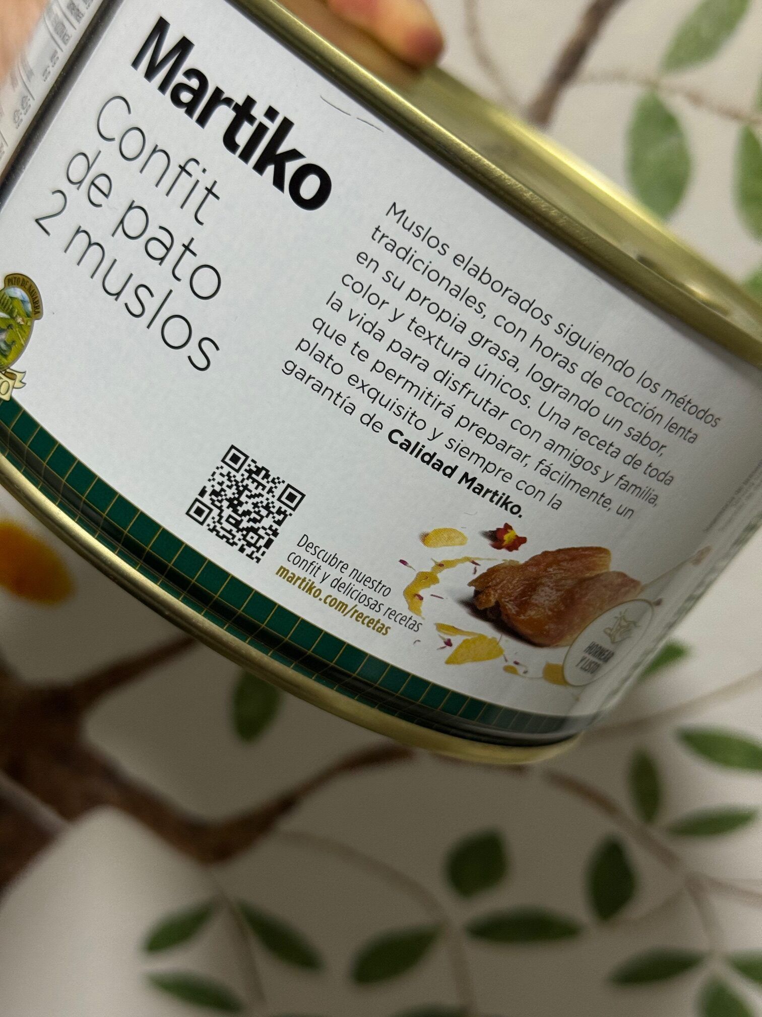 Martiko y el confit de pato al horno que triunfa en casa - Gastronomía y Moda