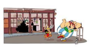 Astérix y a Obélix 'visitan' Casa Vizcaíno - Gastronomía y Moda