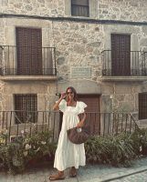 Mónica Sánchez del Monte ¡espectacular con el vestido blanco perfecto! 🤍 - Gastronomía y Moda