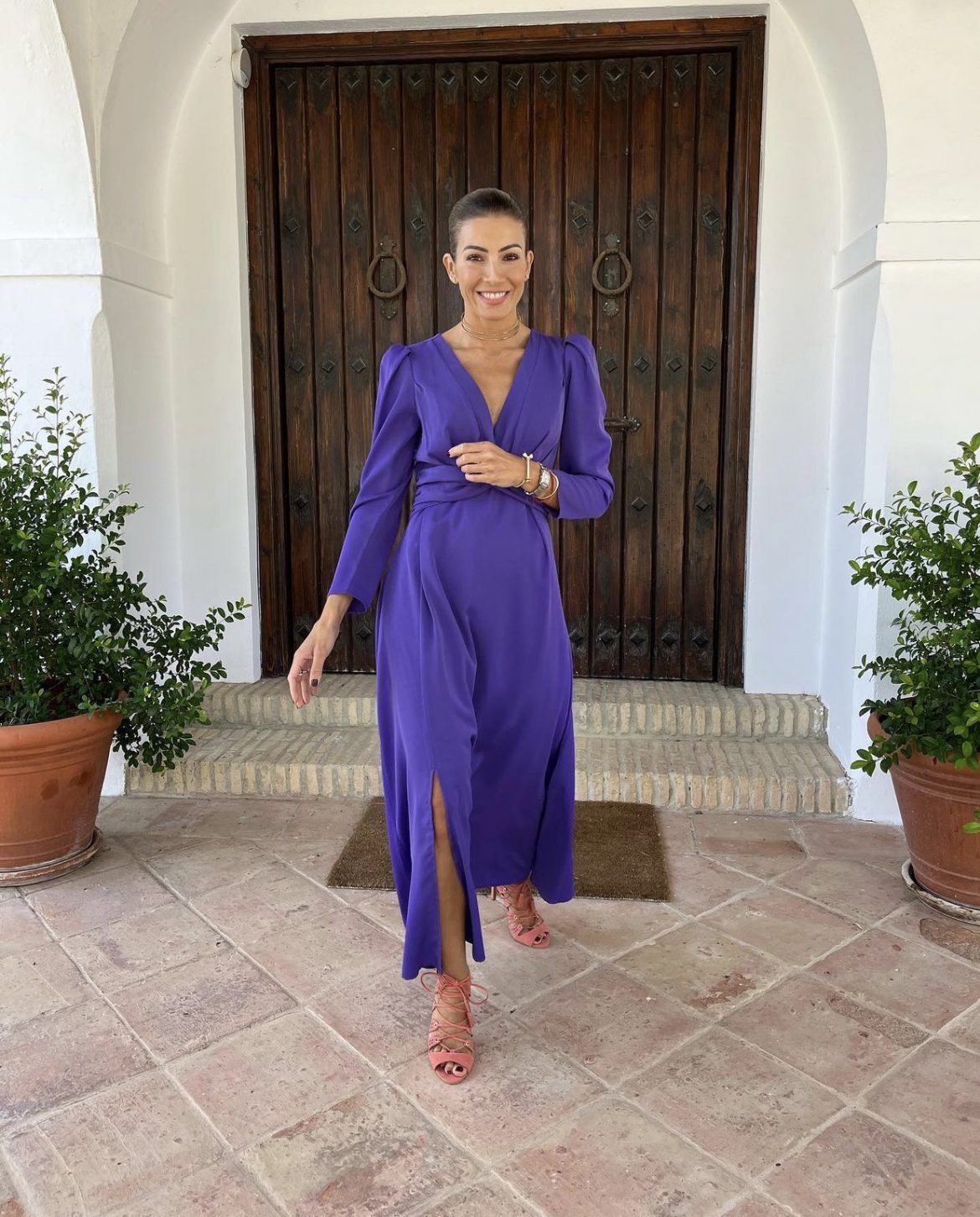 El morado, uno de los colores preferidos de Virginia Troconis El morado, uno de los colores preferidos de Virginia Troconis - Gastronomía y Moda