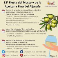 Fiesta del Mosto y de la Aceituna Fina del Aljarafe - Gastronomía y Moda