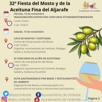 Fiesta del Mosto y de la Aceituna Fina del Aljarafe - Gastronomía y Moda