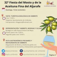 Fiesta del Mosto y de la Aceituna Fina del Aljarafe - Gastronomía y Moda